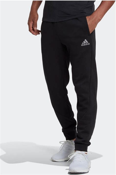 adidas joggingbroek zwart met merk en logo aan zijkant|Sweatpants voor heren .